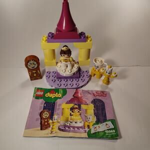 LEGO DUPLO 10960 Belle's Ballroom Complete Set Disney Princess Toy